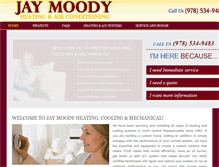 Tablet Screenshot of jaymoodyinc.com